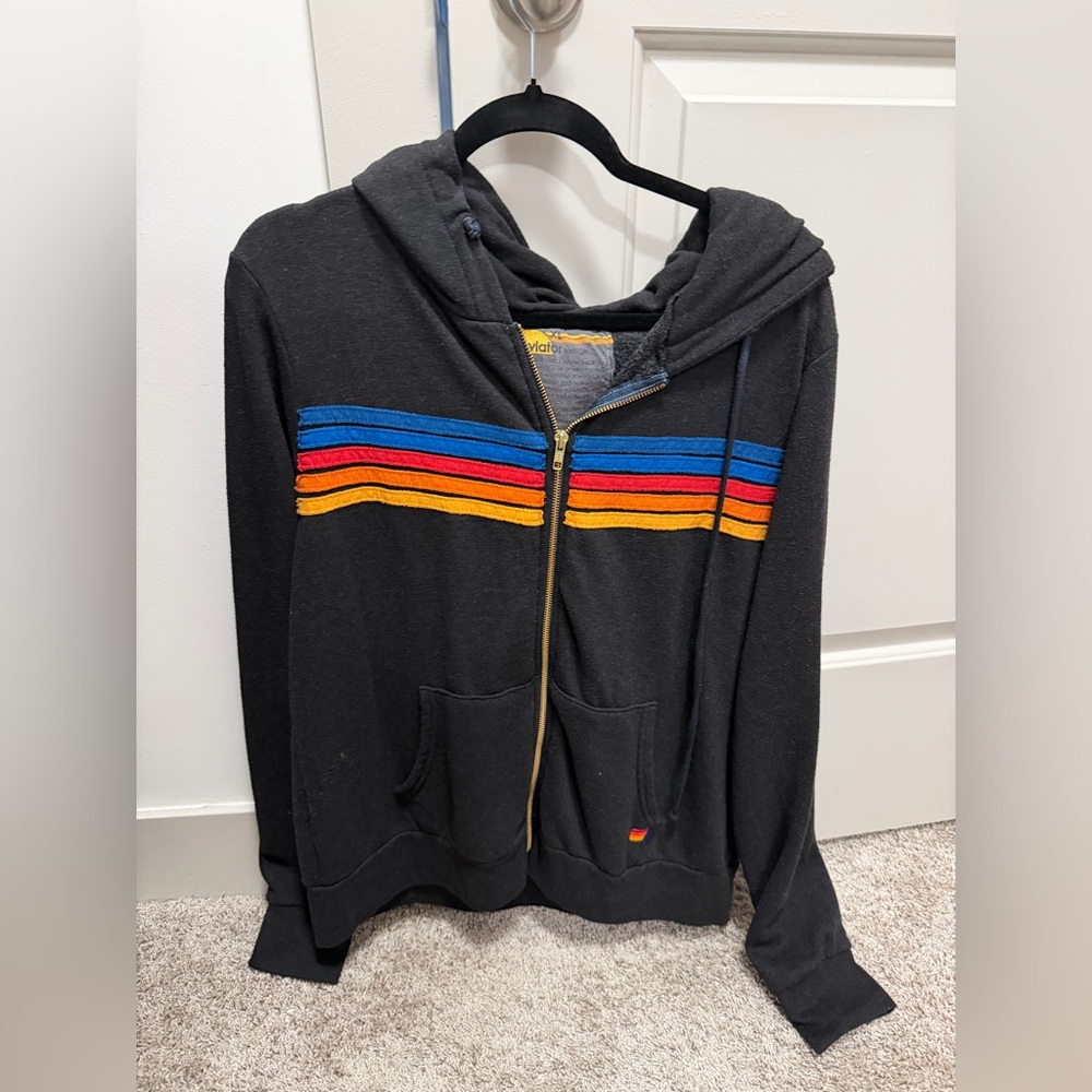 Aviator Nation X-Large Zip Up Hoodie. ❤️⚡️